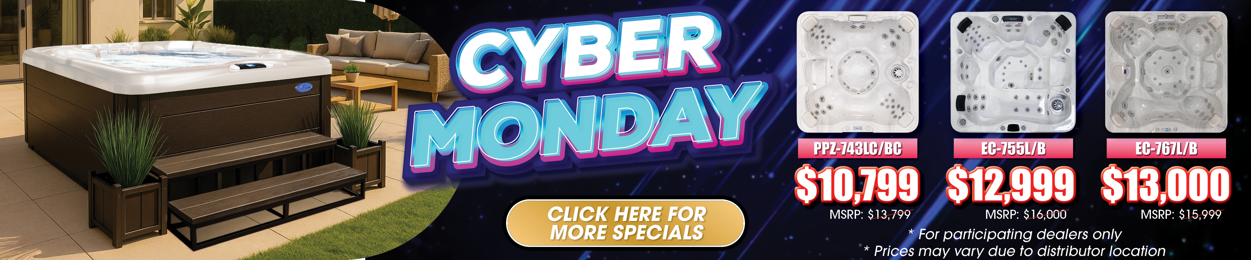 Calspas hot tub being used in a family setting - Sarasota