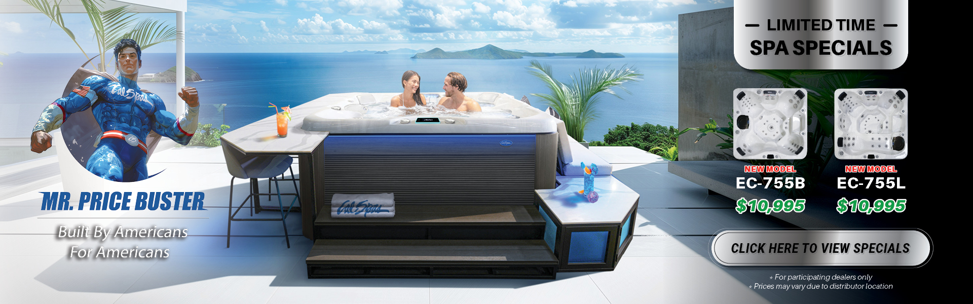 Calspas hot tub being used in a family setting - Sarasota