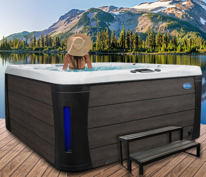 Calspas hot tub being used in a family setting - hot tubs spas for sale Sarasota